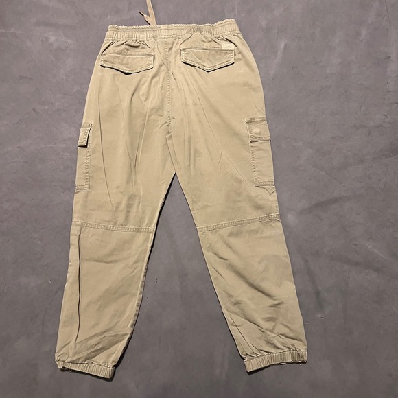 Polo Ralph Lauren Pants Mens XS Green Cargo Jogger Elastic Waist Zip Hem - Picture 2 of 8